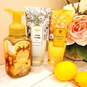 Jasmine Body Cream Sunshine & Lemons Sunwashed Citrus & Body Works Body Nwt